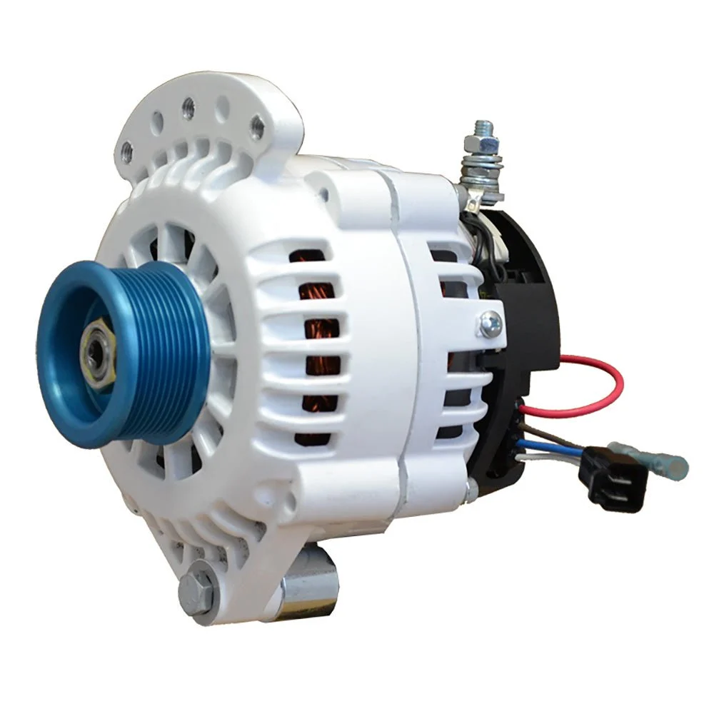 Balmar Sterndrive Alternator 120 AMP 12V 1-2" Single Foot Spindle Mount J10 Pulley w/Isolated Ground – Marine Boat Replacement Part
