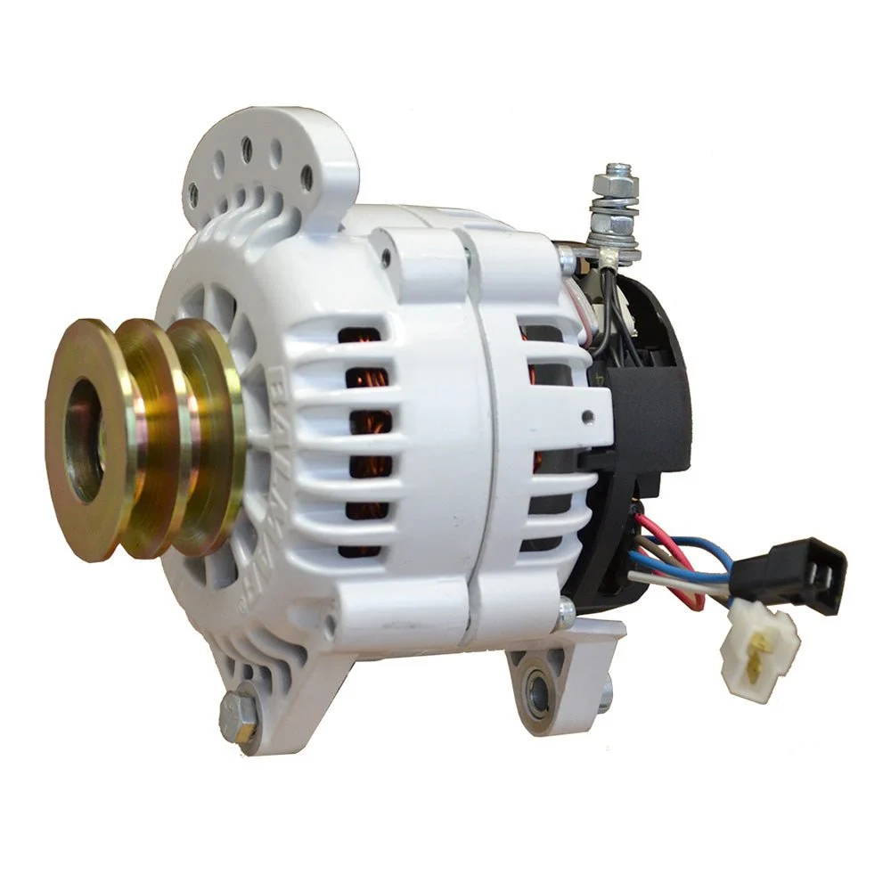 Balmar Alternator 120 AMP 12V 3.15" Dual Foot Saddle Dual Pulley w/Isolated Ground – Marine Boat Replacement Part