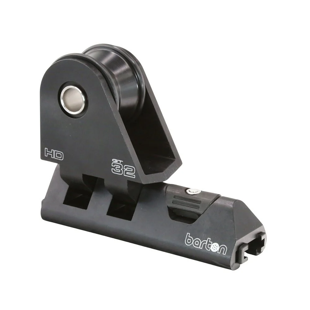 Barton Marine Barton 32mm HD Pin Genoa Car Heavy Duty w/Plunger Stop - Black
