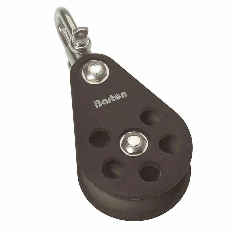 Barton Marine Barton Size 5 54mm Plain Bearing Pulley Block Single Block Swivel