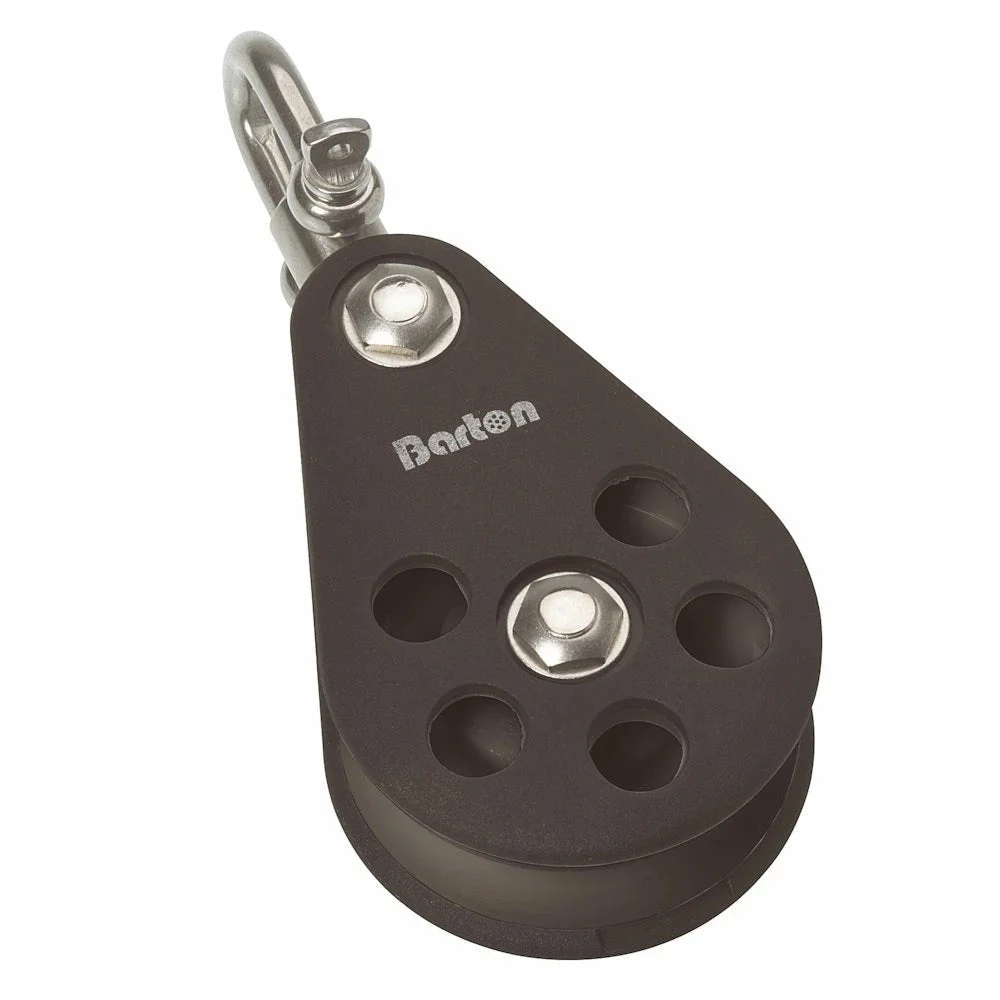 Barton Marine Barton Size 7 70mm Plain Bearing Pulley Block Single Swivel