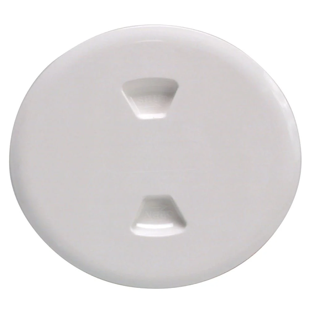 Beckson Marine Beckson 5" Twist-Out Deck Plate - White