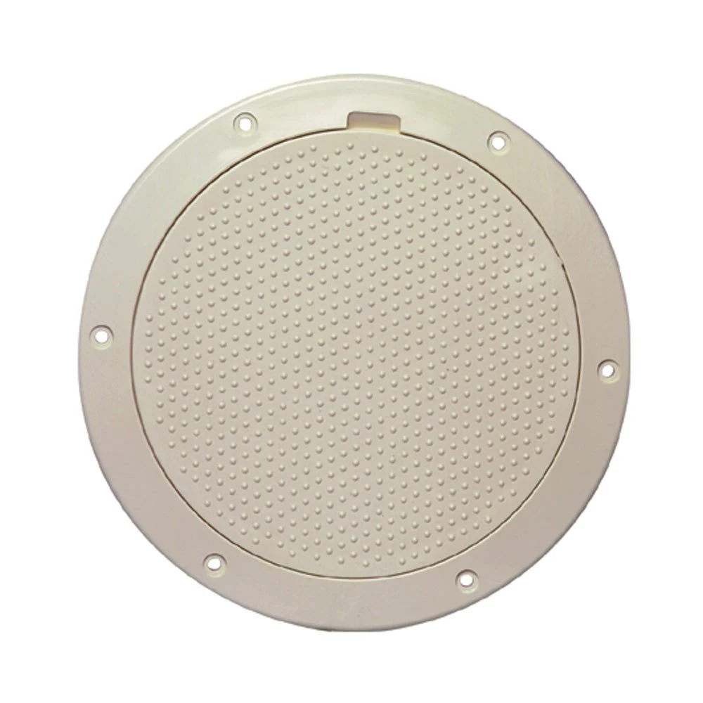Beckson Marine Beckson 6" Non-Skid Pry-Out Deck Plate - Beige