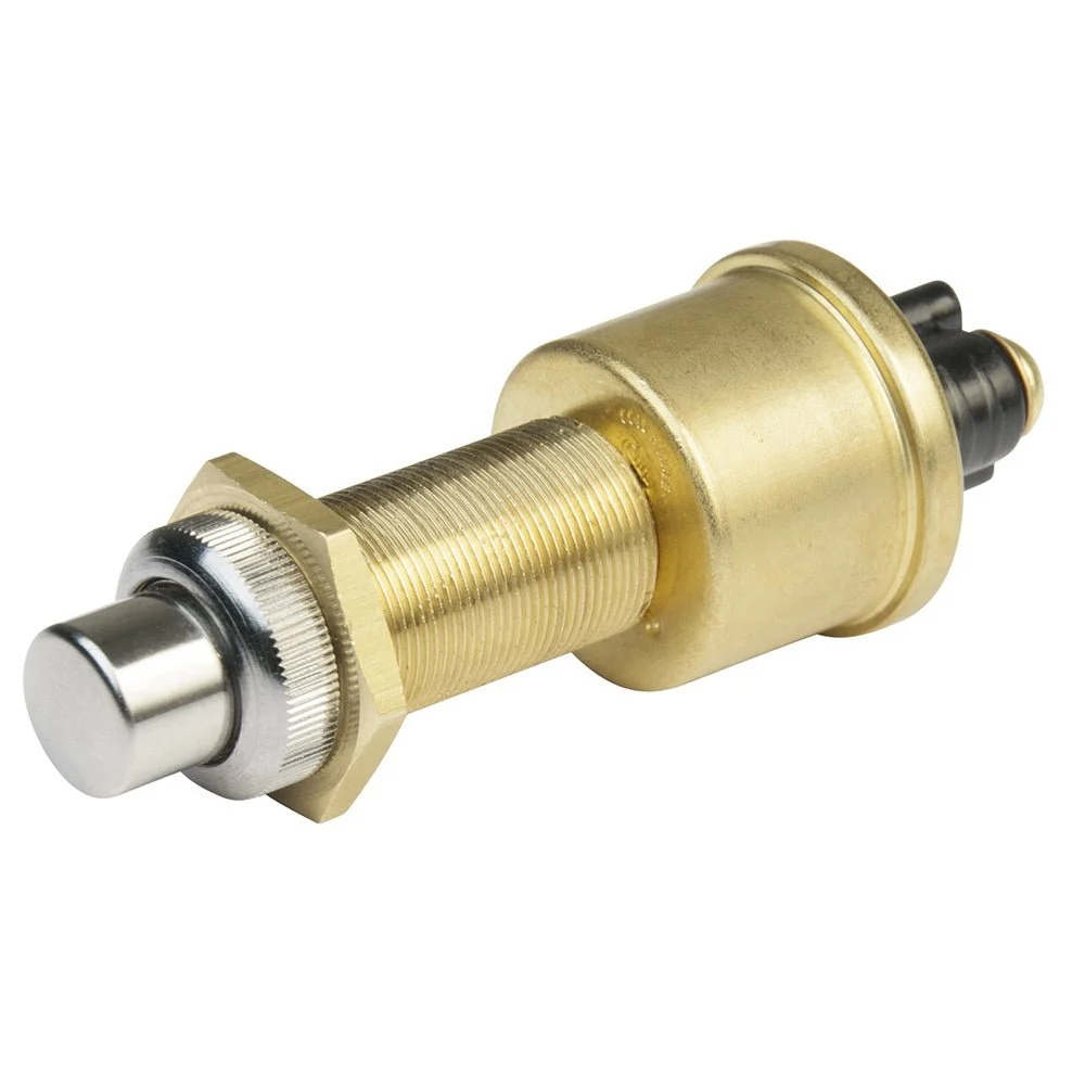 BEP Marine BEP 2-Position SPST Heavy-Duty Push Button Switch - OFF/(ON) - 35 Amp