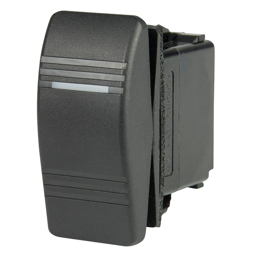 BEP Marine BEP DPDT Contura Switch - 1-Amber LED - ON/OFF/(ON)