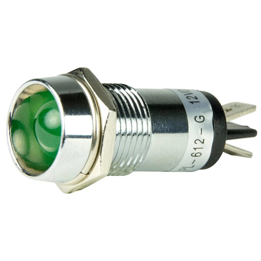 BEP Marine BEP LED Pilot Indicator Light - 12V - Green
