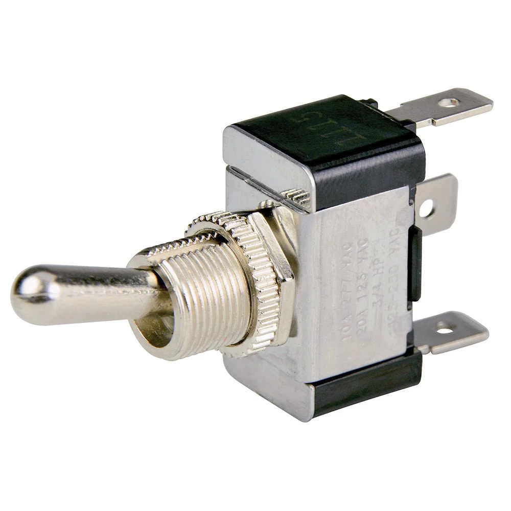 BEP Marine BEP SPDT Chrome Plated Toggle Switch - ON/OFF/ON