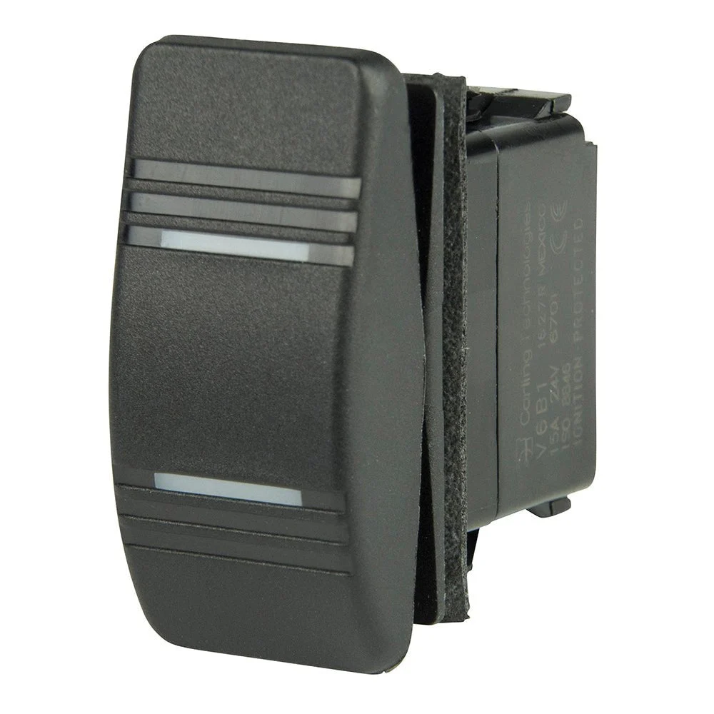 BEP Marine BEP SPDT Contura Switch - 2-Amber LEDs - ON/OFF/ON
