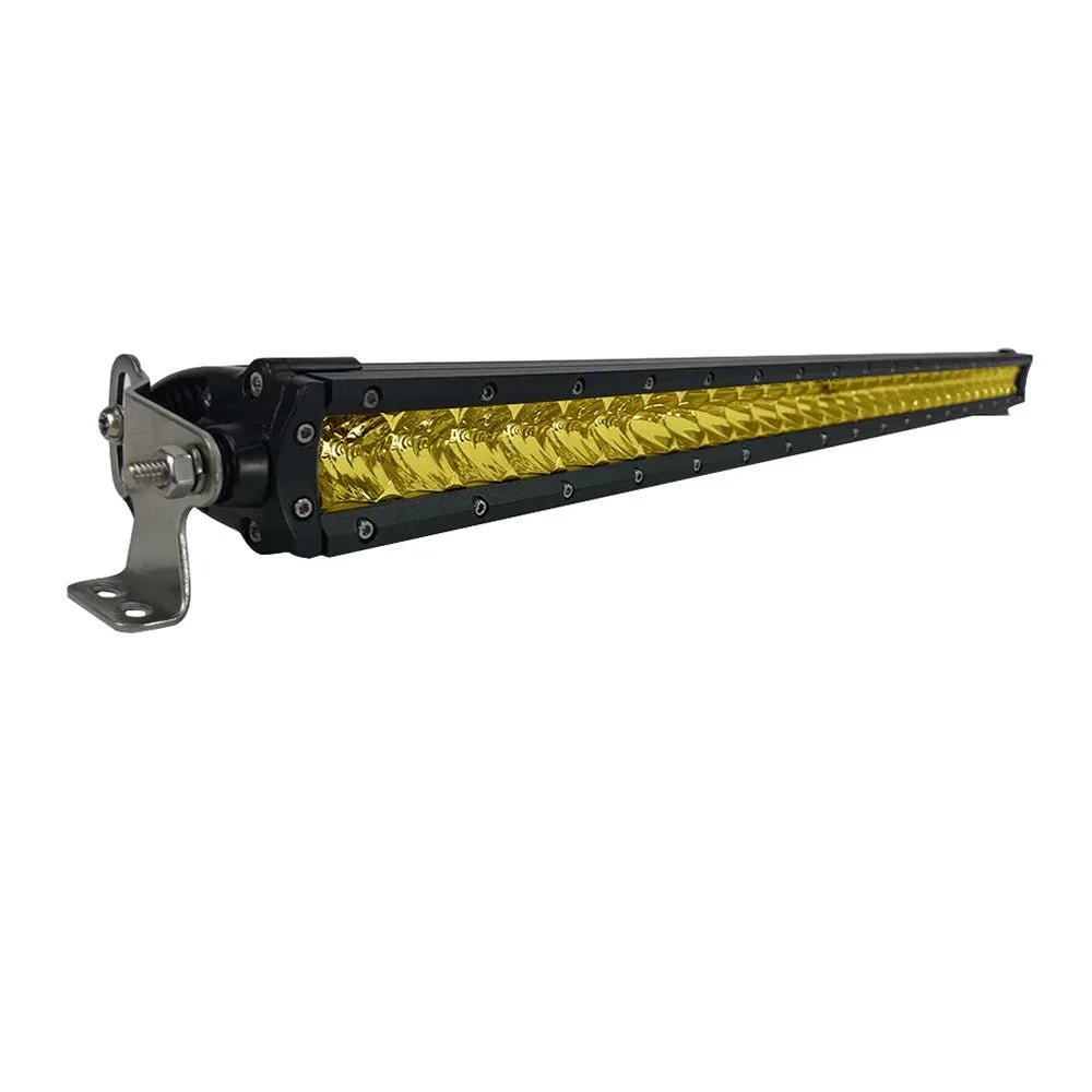 Black Oak LED Black Oak 30" Yellow Lens Single Row LED Light Bar - Combo Optics - Black Housing - Pro Series – Marine Boat Replacement Part
