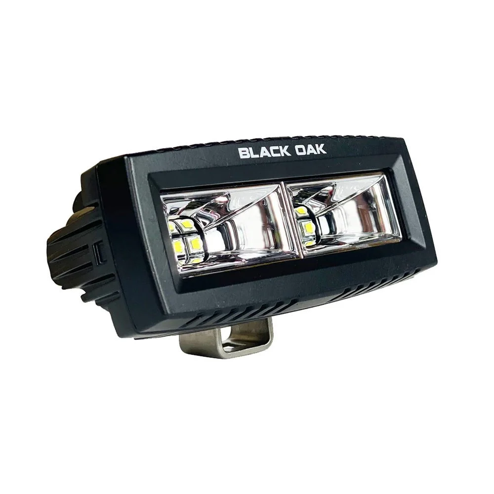 Black Oak LED Black Oak 4" Marine Spreader Light Flood Scene LED Pro Series 3.0 - Black