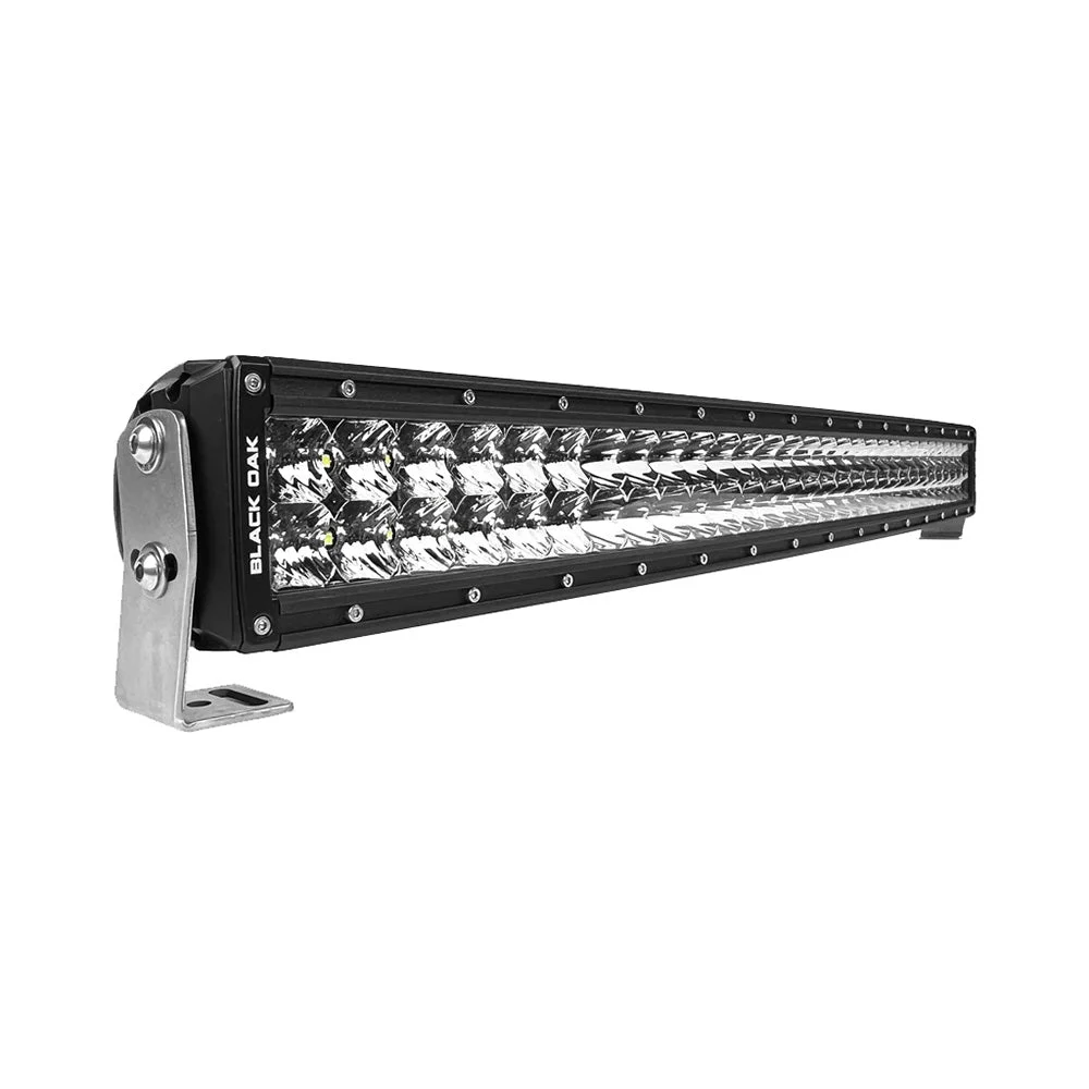 Black Oak LED Black Oak Pro Series 3.0 Curved Double Row 30" LED Light Bar - Combo Optics - Black Housing – Marine Boat Replacement Part