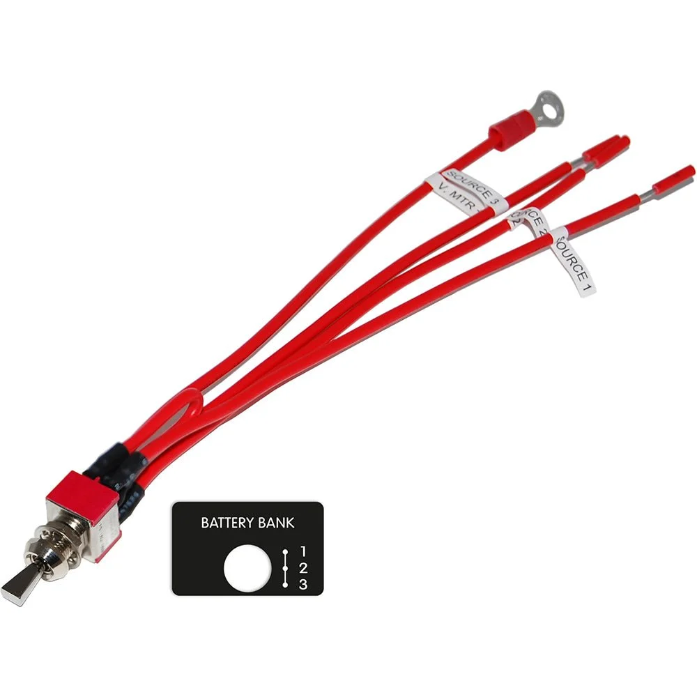 Blue Sea Systems 4141 Switch Meter Toggle SPTT On-On-On – Marine Electrical Replacement Part