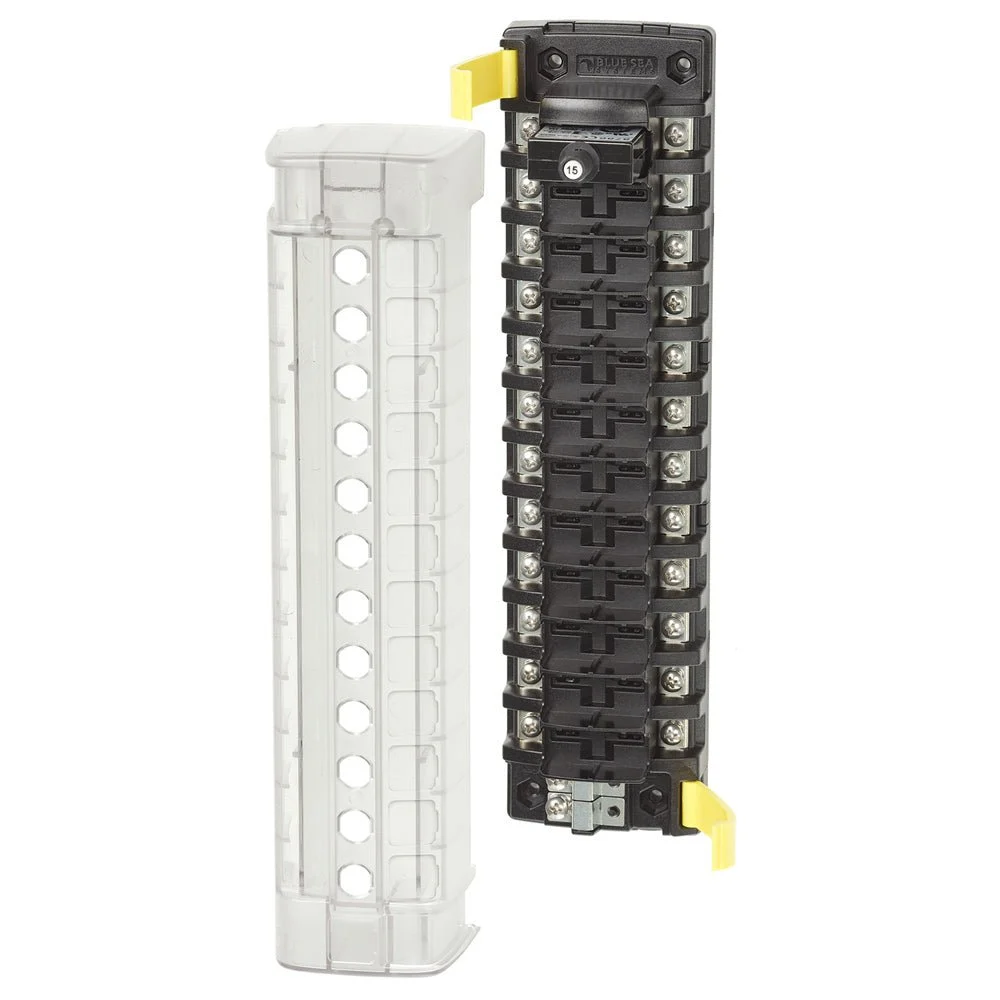 Blue Sea Systems 5051 ST CLB Circuit Breaker Block - 12 Position – Marine Electrical Replacement Part