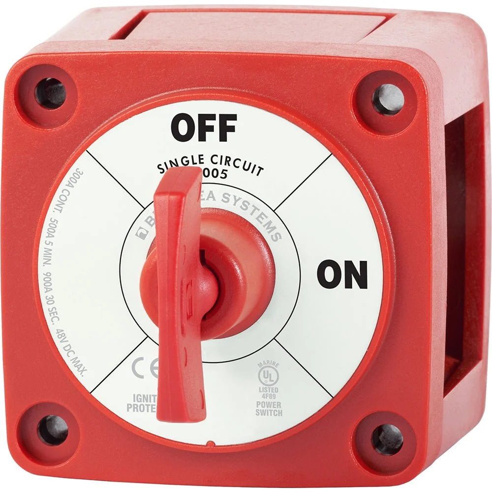 Blue Sea Systems 6005 m-Series (Mini) Battery Switch Single Circuit ON/OFF – Marine Boat Replacement Part