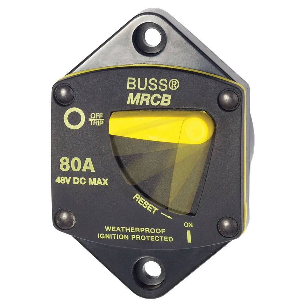 Blue Sea Systems 7042 187-Series Circuit Breaker - Panel Mount 80A – Marine Boat Replacement Part