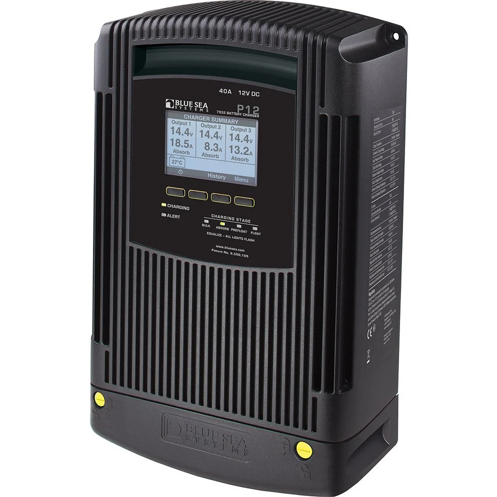 Blue Sea Systems 7532 P12 Gen2 Battery Charger - 40A - 3-Bank – Marine HVAC Replacement Part