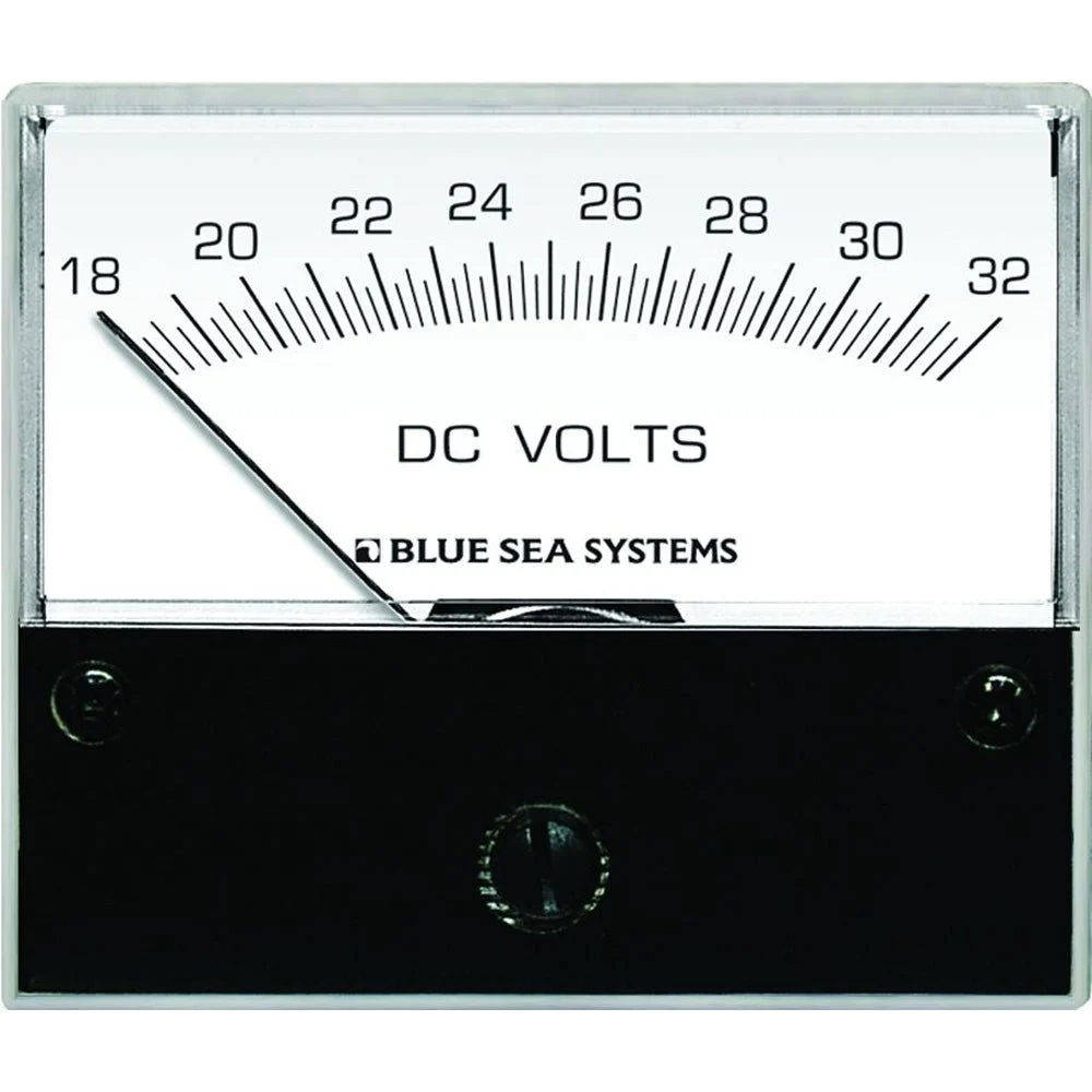Blue Sea Systems 8240 DC Analog Voltmeter - 2-3/4" Face, 18-32 Volts DC – Marine Boat Replacement Part