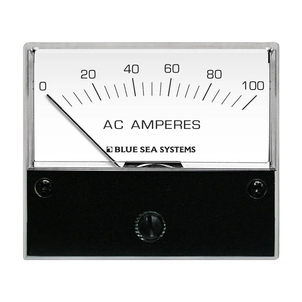 Blue Sea Systems 8258 AC Analog Ammeter - 2-3/4" Face, 0-100 Amperes AC – Marine Boat Replacement Part