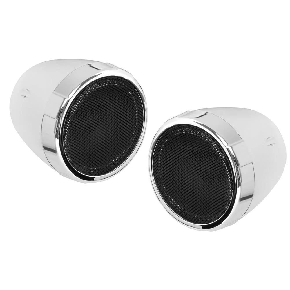 Boss Audio 3" MCBK425BA Motorcycle Speaker System - Chrome - 600W – Marine Electrical Replacement Part