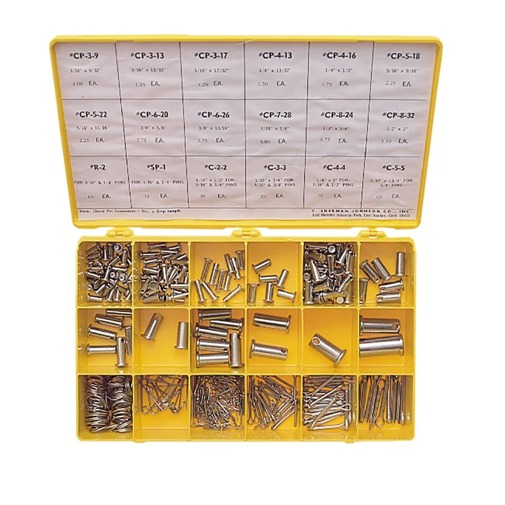 C. Sherman Johnson Cotter, Ring & Clevis Pin Parts Kit – Marine Boat Replacement Part