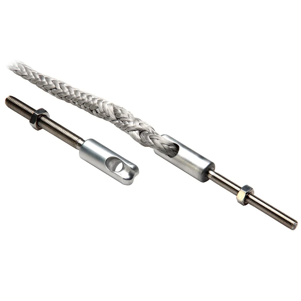 C. Sherman Johnson Splice Eye w/Threded Stud: 1/4"-28 x 2-1/2" LH w/Splice Eye – Marine Electrical Replacement Part