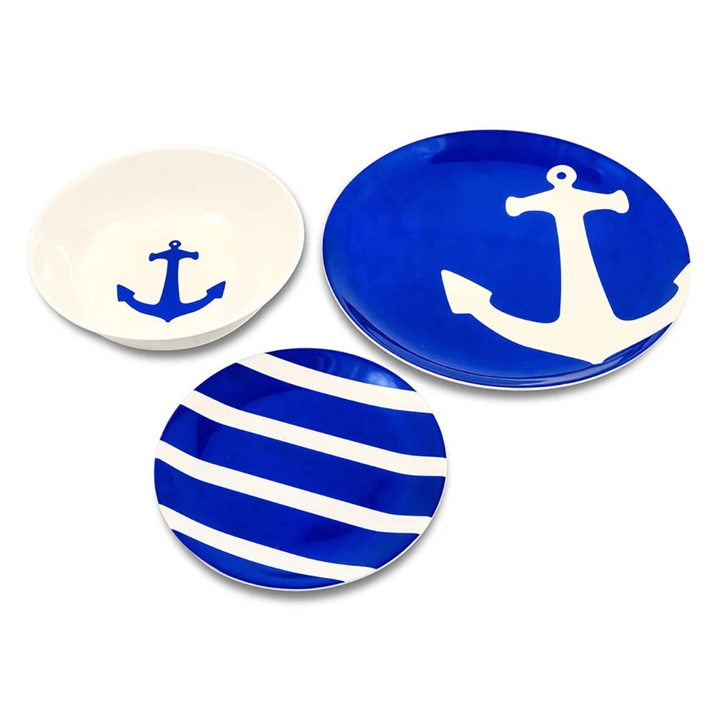 Camco 12-Piece Dinnerware Set - BPA Free - Serves 4 – Marine Boat Replacement Part