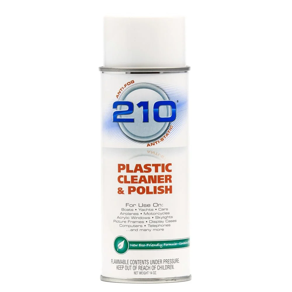 Camco 210 Plastic Cleaner Polish 14oz Spray – Marine Boat Replacement Part