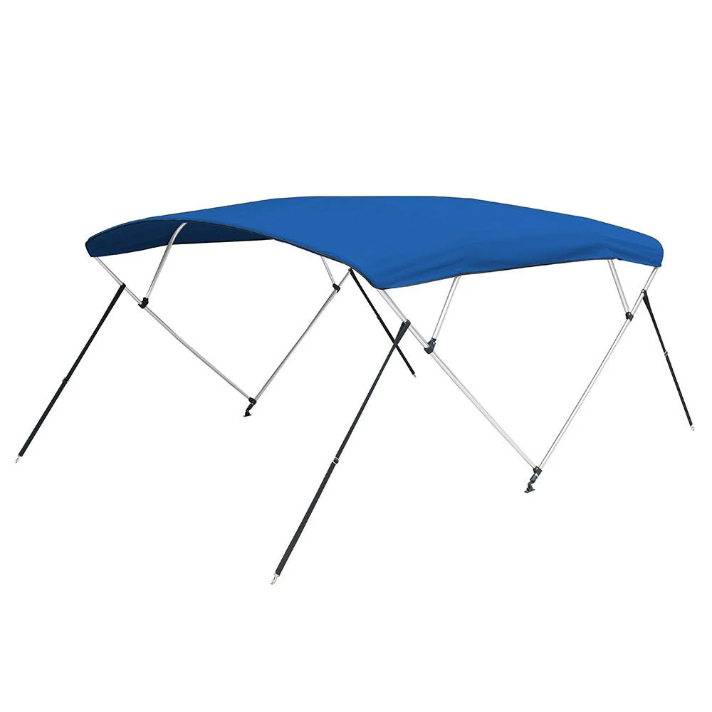 Carver by Covercraft Carver 3 Bow 5487U Bimini Top with Boot - Pacific Blue Acrylic – Marine Boat Replacement Part