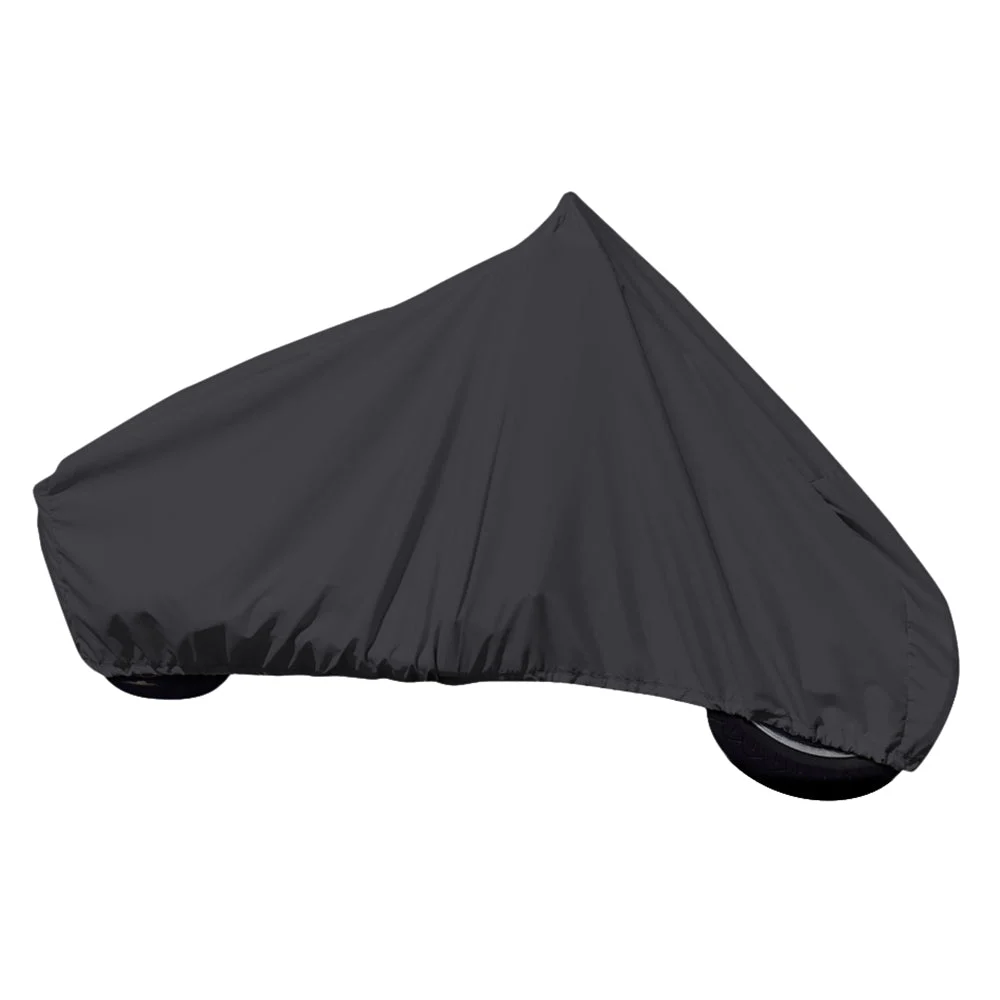 Carver by Covercraft Carver Sun-Dura Sport Bike Motorcycle w/No/Low Windshield Cover - Black – Marine Boat Replacement Part