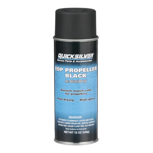 Quicksilver  EDP Propeller Black Enamel Spray Paint  92-802878Q50