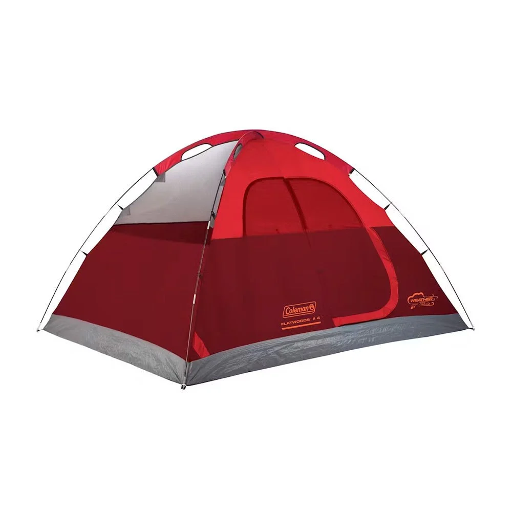 Coleman 4-Person Flatwoods II™ Lightweight Dome Camping Tent - Red – Marine Boat Replacement Part