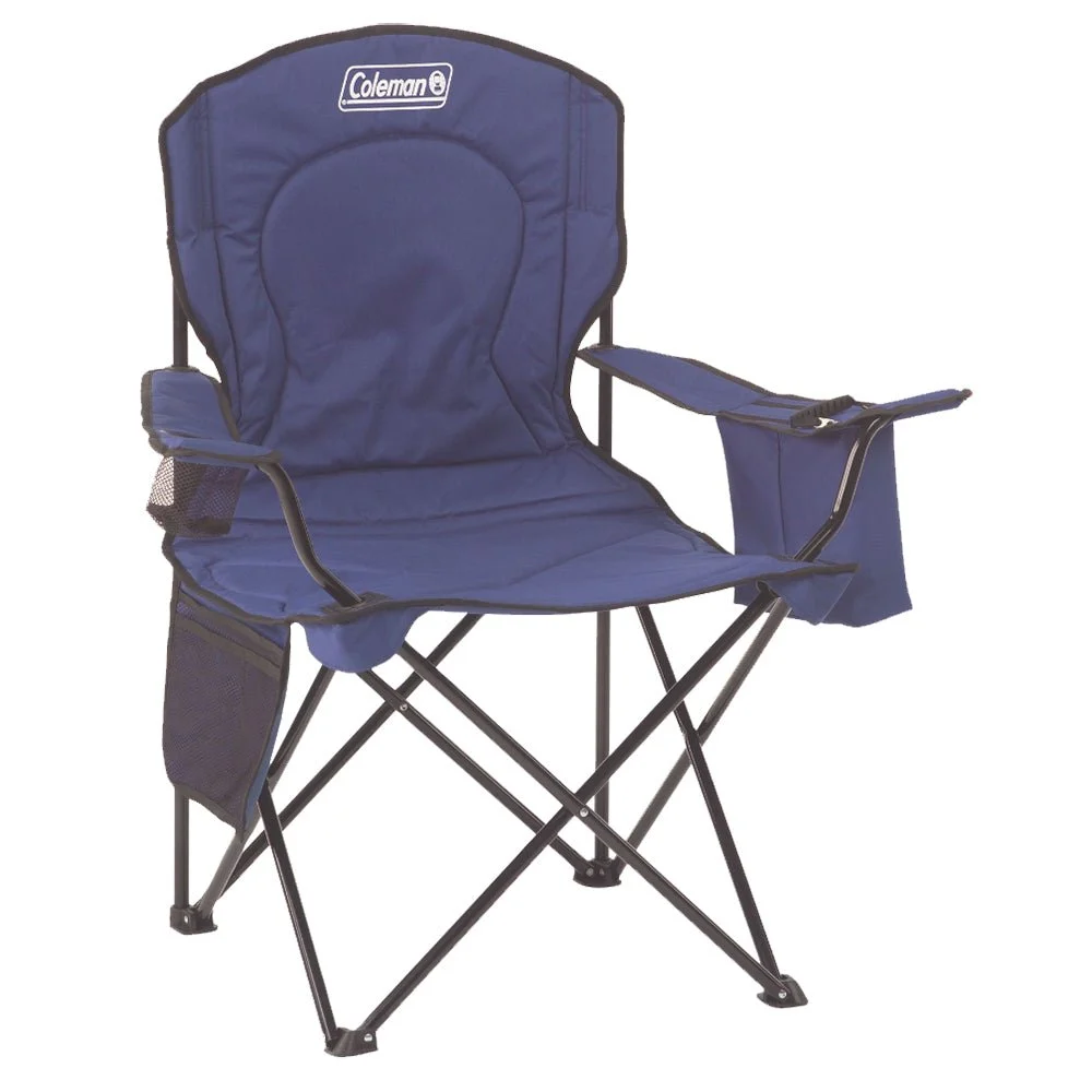 Coleman Cooler Quad Chair - Blue – Marine Boat Replacement Part
