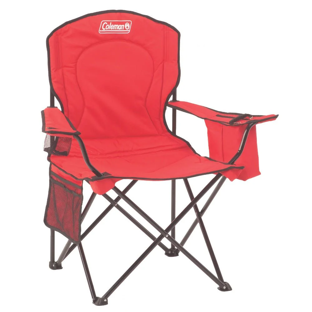Coleman Cooler Quad Chair - Red – Marine Boat Replacement Part
