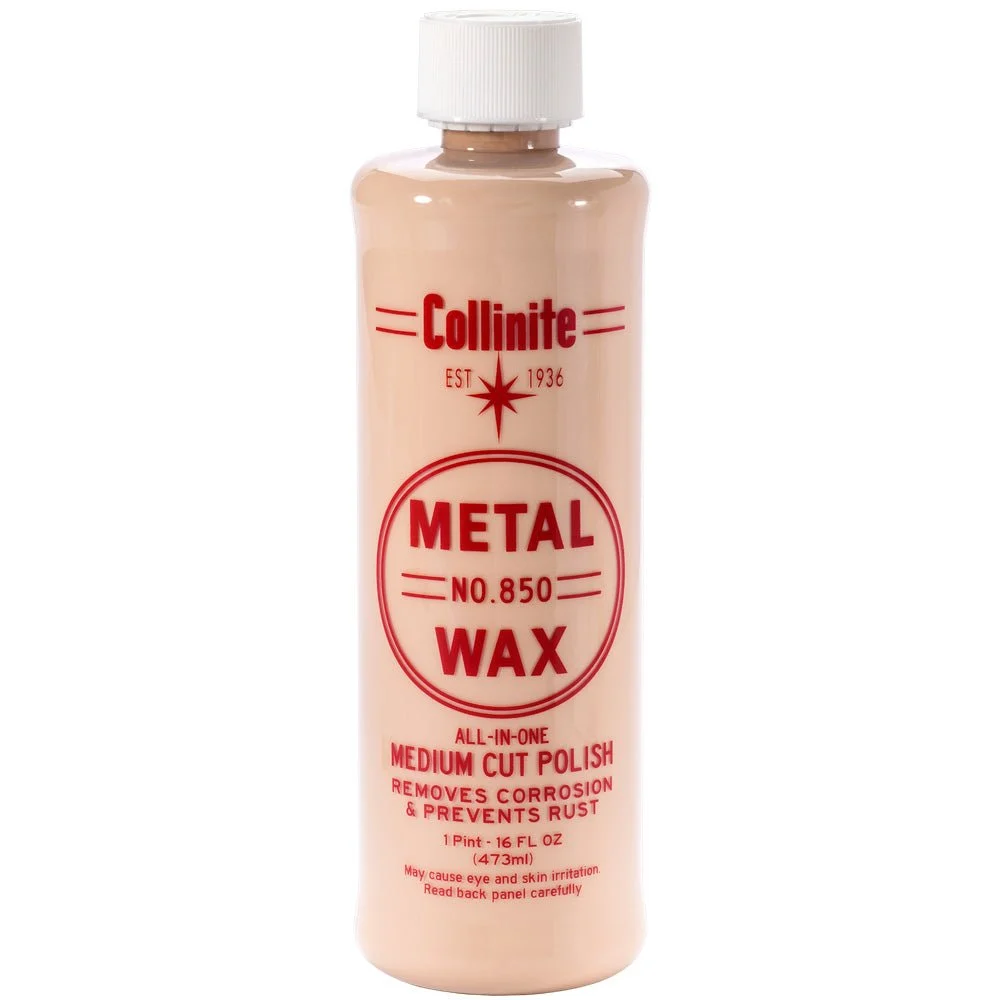 Collinite 850 Metal Wax - Medium Cut Polish - 16oz – Marine Boat Replacement Part