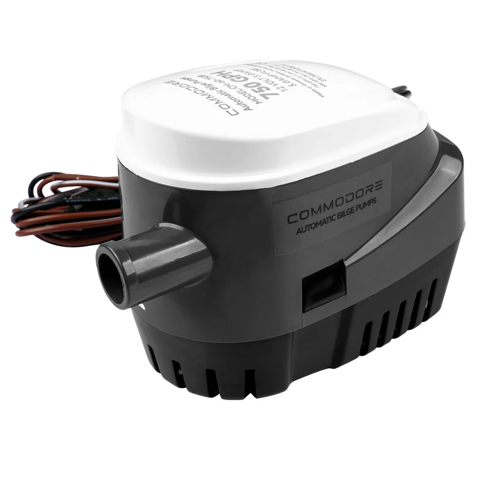 Commodore 750 GPH 60 Series Automatic Bilge Pump - 12V – Marine Engine Cooling Replacement Part