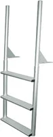 T-h Marine - Aluminum Dock Ladder - Wide 5 Step - EFLSNW5