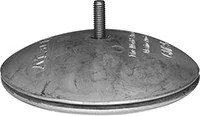 Canada Metal - Rudder Anode - 3 3/4" - CMR03M