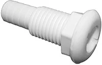 T-h Marine - Thru Hull (straight) - 3/4" - White - TH-752-B