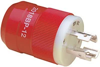Navico Group - 12v Red Charger Bass Plug - 2018BP-12