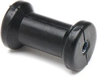 Seasense - Spool Roller (4") 1/2" - Black Rubber - 50080782