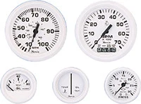 Riverside - Dress White Tachometer - 7k Rpm - F33104