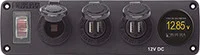 Navico Group - Panel Acc H2o 2 Usbs Socket Voltmeter - 4368-BSS