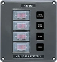 Navico Group - Panel Switch H2o Cb 4pos Gray - 4320-BSS