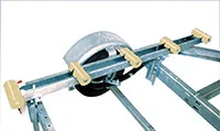 Tie Down Engineering - Roller Bunks - Galvanized - 4' - Pair - 86157