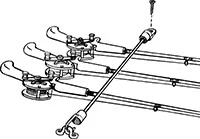 T-h Marine - Rod Tamer Straps (14") - 4 Rods - RT-14-DP