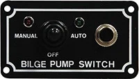 Seasense - Bilge Pump Switch Panel Auto/manual Led - 50010320