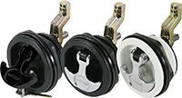 Whitecap Industries - Black Body W/black T - Handle Latch - 3226BC