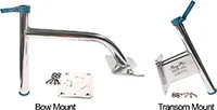 Cmp - King Pin Bow Mount (6") - Clear - KPB60A