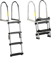Garelick - Transom Pontoon Ladder - 2 To 4 Step - 12380