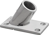 Whitecap Industries - Rectangle Base - 60 Degree (7/8") Zamac - S-1465C